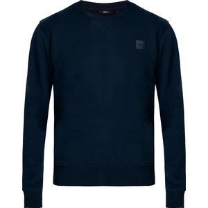 JOHN Basic Crew Neck Sweat Mannen - Navy - Maat XXL