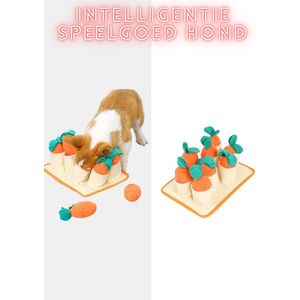 Snuffelmat 28x20cm - Met een GRATIS wortel -Snuffelmat - Snuffelmatten - Snuffelmat Hond- Intelligentie Speelgoed Hond - Hondenspeeltjes - Puppyspeelgoed