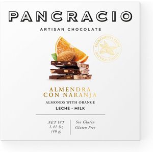 Pancracio - Chocolade - Melk - Amandel en Sinaasappel - 5 kleine tabletten