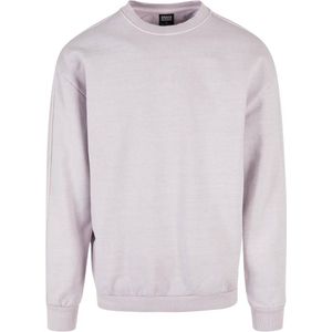 Urban Classics - Heavy Terry Garment Dye Crewneck sweater/trui - 5XL - Pastelpaars