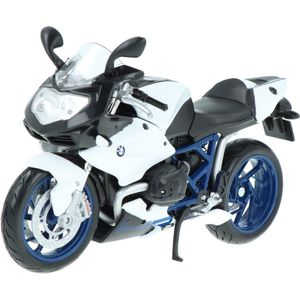 BMW HP2 Sport 1:12 Maisto Wit / Blauw / Zwart 31159