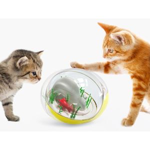 High-Performance Elektrische Swimable Vis Tumbler Oceaan Transparante Bal Puzzel Self-Hey Amuse Katten En Ontdoen Van saai Speelgoed