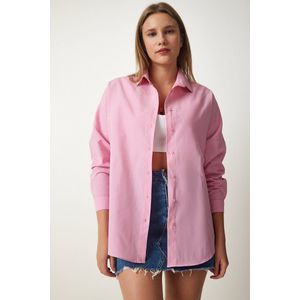 Happiness Istanbul DD00842 Volwassenen Vrouwen Shirt single - Roze - 40