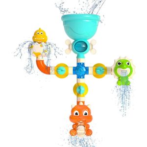 Baby Badspeelgoed - Leuk Spuitende Dinosaurus Waternevel - Speelgoed Set voor in Bad - Waterspeelgoed voor Jongens & Meisjes