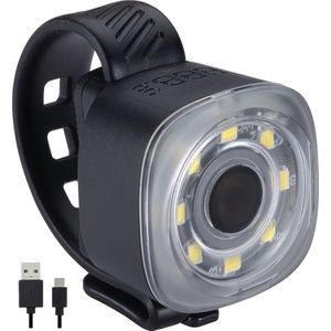 BBB Cycling Spirit Minilamp Koplamp Fiets - Fietsverlichting USB Oplaadbaar - Fietslampje Voorlicht - 30 Lumen - Waterdicht - Lange Accuduur - BLS-225