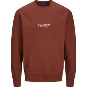 Jack & Jones Trui Jorvesterbro Sweat Crew Neck Noos 12241694 Brandy Brown Mannen Maat - S