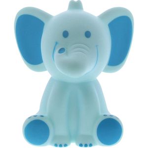 Spaarpot Olifant Bobar - Blauw - 15cm hoog - Geboorte - Doop - Uitdeelcadeautje