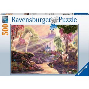 Ravensburger puzzel Sprookjesachtige Idylle bij het Meer - Legpuzzel - 500 stukjes