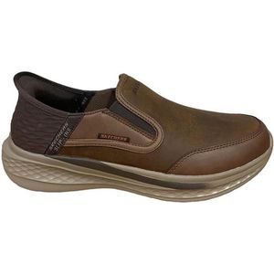 Skechers Heren Slip-Ins Bruin Leer 205237/CDB