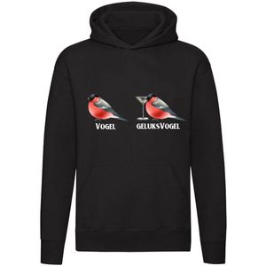 Geluksvogel Cocktail Hoodie - cocktail- goudvink- vogel - unisex - trui