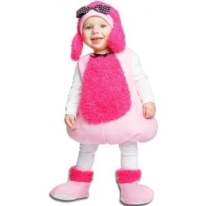 Roze poedel kostuum voor baby's - Verkleedkleding