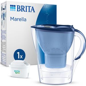 BRITA Waterfilterkan Marella Cool + 1 MAXTRA PRO Filterpatroon - 2,4 L - Blauw | Waterfilter, Brita Filter - (SIOC) Duurzaam verpakt