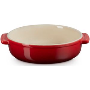 Le Creuset 2 aardewerken tapasschalen Kersenrood 14cm 0,45l