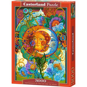 Castorland puzzel Partnerschaft von Sonne und Mond - 3000 stukjes.