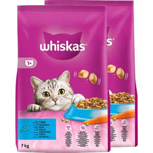 Whiskas katten droogvoer met tonijn - 7kg x 2