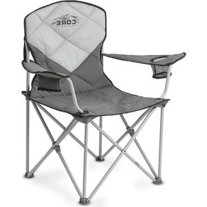 Opvouwbare gevoerde Quad stoel met draagtas grijs beach sling chair