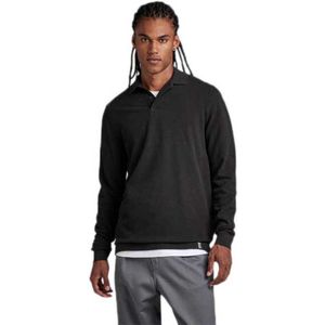 G-star Essential Polo Met Lange Mouwen Zwart M Man