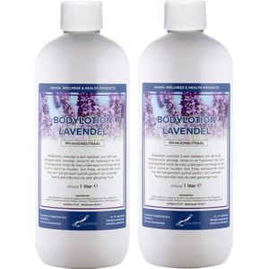 Bodylotion Lavendel 1 Liter - set van 2 stuks