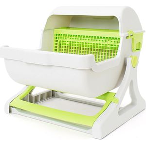 Eyzo Zelfreinigende Kattenbak Lime Groen - 50x50x46 cm - Toilet voor Katten