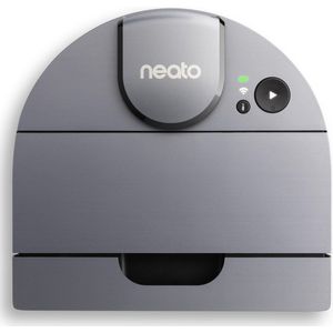 Neato® D10 Intelligente Robotstofzuiger - Echt HEPA-filter en Lasermapping-navigatie - Bediening via App - 300 Minuten Looptijd met Automatisch Opladen en Hervatten - Zilvergrijs