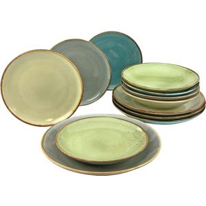 Luxe Servies - serviesset 4 personen- dinnerset - borden, schalen, mokken set - duurzaam - premium kwaliteit