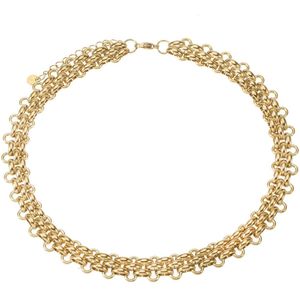 The Jewellery Club - Ava necklace gold - Ketting - Dames ketting - Stainless steel - Goud - 41 cm