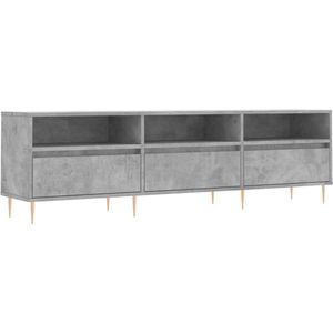 vidaXL-Tv-meubel-150x30x44,5-cm-bewerkt-hout-betongrijs