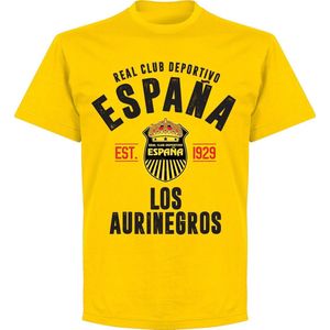 Real Club Deportivo Espana Established T-shirt - Geel - S