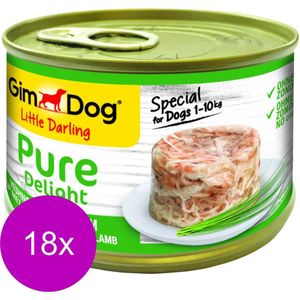 Gimdog Little Darling Pure Delight 150 g - Hondenvoer - 18 x Kip&Lam