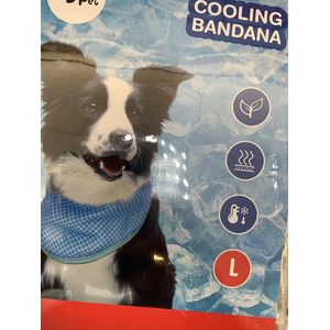 GF Pet Dog Cooling Bandana - Verkoeling voor Honden - Maat S/M - Blauw