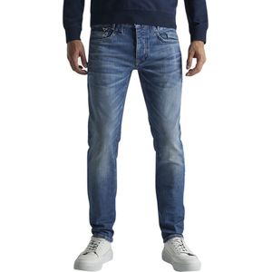 PME Legend Heren Jeans Broeken COMMANDER 3.0 comfort/relaxed Fit Blauw 28W / 30L Volwassenen