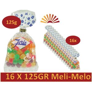 JORIS Meli-Melo zakjes 125g - doos 16x125g - meli melo snoepjes verpakt