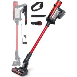 Numatic Accu Hand- en stokstofzuiger HenryQuick - Rood/Zwart - Stofzuiger - Rood - Zwart