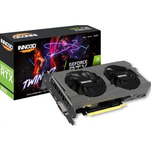 INNO3D GEFORCE RTX 3050 6GB TWIN X2 - Videokaart - 6 GB GDDR6 - PCIe 4.0 - 1x HDMI, 1x DisplayPort, 1x DVI-D