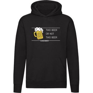 Two beer or not two beer Dames t-shirt | feest | bier | zuipen | grapjes| zuipen | feesten | los gaan | opstap | gezelligheid | Unisex | Trui | Hoodie | Sweater | Capuchon