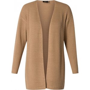 Yesta Gebreid Vest Taupe