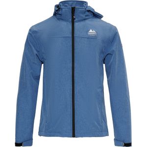 Nordberg Kjeld - Softshell Outdoor Zomerjas Heren - Navy Melange - Maat XL