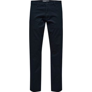 Selected Homme Heren Chino Broek SLHSLIM-NEW MILES slim Blauw 36W / 34L Volwassenen