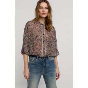 2s3073-11991 Blouse flower allover