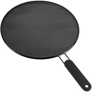 Metaltex - Antispatdeksel Voor Pannen - Antispatdeksel - Diameter 29 cm - Non-Stick - BPA Vrij - Futura Line - Zwart