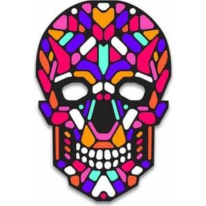 Simon Jones - LED Party Rave Masker voor Festival & Halloween - De Schedel van Diamant