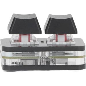 Mechanisch Gaming-toetsenbord met 2 Toetsen USB-minitoetsenbord - 1 Hand voor Ritmespellen .