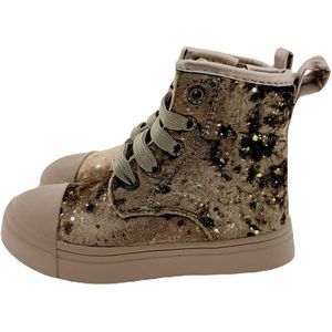 Shoesme Sh24w013 Enkellaarsjes - Enkelboots met rits - Meisjes - Goud - Maat 31