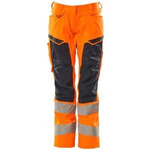Mascot Accelerate Safe Broek met kniezakken 19578-236 - hi-vis oranje/donkermarine - C38 - 82