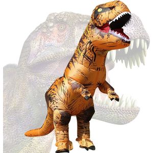 Equivera - Halloween Kostuum - Halloween Pak - Opblaasbaar - Dinosaurus Pak - Feestkleding - Carnaval - Volwassenen