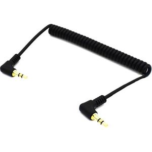 DrPhone AUX10 - Aux 3.5mm naar Aux 3.5mm Haaks - M/M uittrekbare kabel - Auto - Smartphone - Stereo - Tablet - Desktop PC