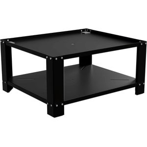 Bodo® - Wasmachine Verhoger - Wasmachine opbouwmeubel - Wasmachine verhoger met Legplank - Wasmachine Sokkel - Universeel - Zwart