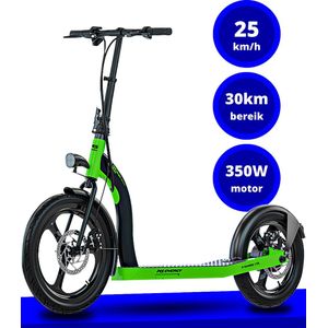 MS Energy r10 - Hybride elektrische step - Grote wielen - Vouwbaar - 25 km/h - 350W motor - 36V batterij