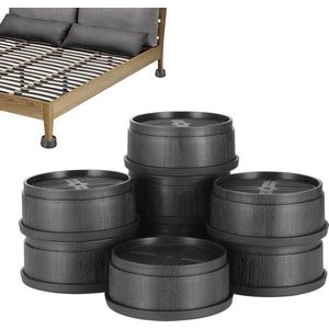 Meubelverhoger Heavy Duty Stapelbaar Bed Liften Risers 1.5 ""3"" 6"" - Set van 8 - Hoogte Verstelbare Tafel Stoel Sofa Riser - Antislip Ondersteuning - Tot 1000 kg