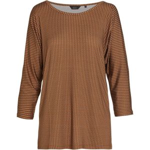 ESSENZA Donna Hannah Top 3/4 Mouw Cashew - M